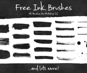 Free ink brushes set