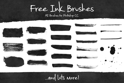 Free ink brushes set