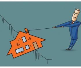 Funny people with finance template vector 15