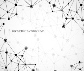 Geometric lines background vector