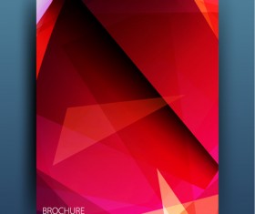 Geometric polygon brochure cover modern design 02