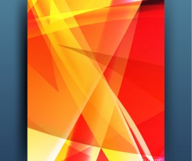 Geometric polygon brochure cover modern design 05