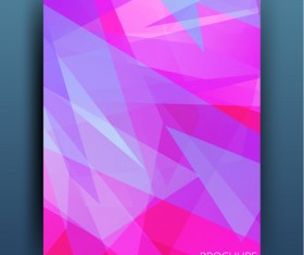 Geometric polygon brochure cover modern design 06