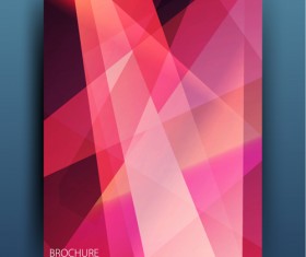 Geometric polygon brochure cover modern design 07