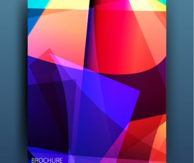 Geometric polygon brochure cover modern design 08