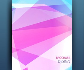 Geometric polygon brochure cover modern design 09