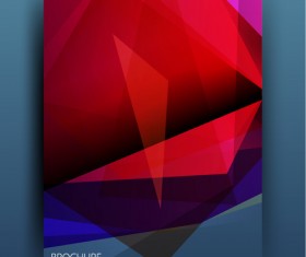 Geometric polygon brochure cover modern design 12