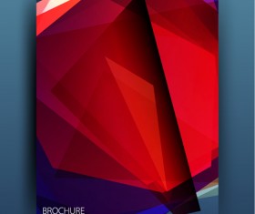 Geometric polygon brochure cover modern design 13