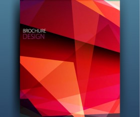 Geometric polygon brochure cover modern design 14