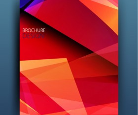 Geometric polygon brochure cover modern design 15