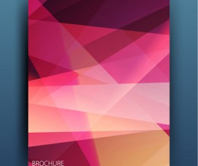 Geometric polygon brochure cover modern design 16