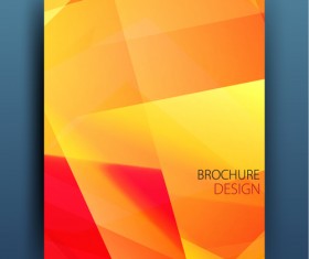 Geometric polygon brochure cover modern design 17