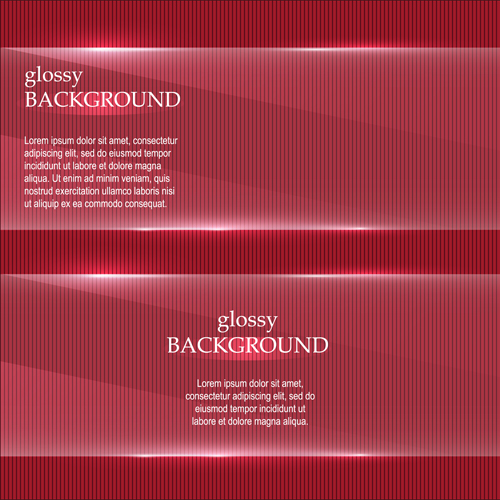 Glass glossy background vector 02