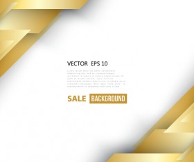 Golden shapes modern background 01