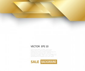 Golden shapes modern background 02