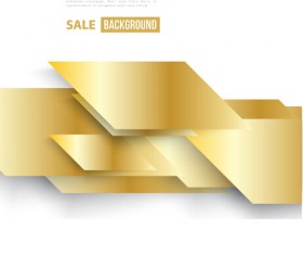 Golden shapes modern background 05