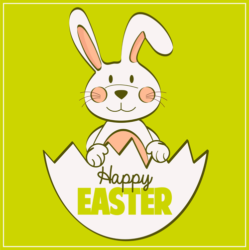 Happy Easter Greeting card pen sketch Stock Vector | Adobe Stock