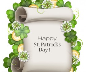 Happy st.patrick day background vectors 06