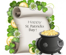 Happy st.patrick day background vectors 09