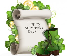 Happy st.patrick day background vectors 10