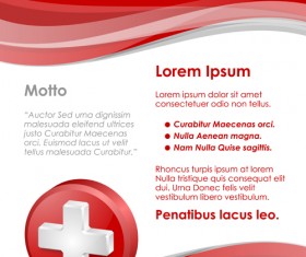 Healthcare document poster template vector 04