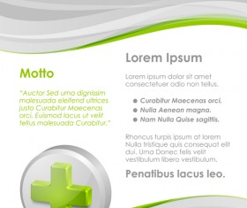 Healthcare document poster template vector 05