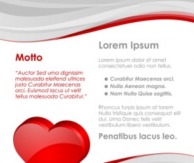 Healthcare document poster template vector 06