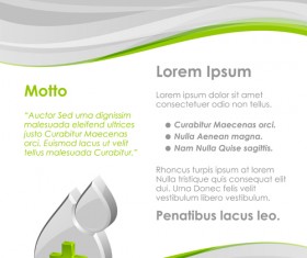 Healthcare document poster template vector 07