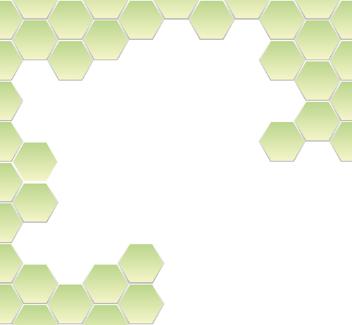 Hexagonal pattern background vector graphics 04