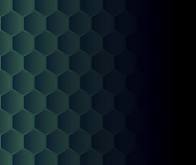 Hexagonal pattern background vector graphics 10