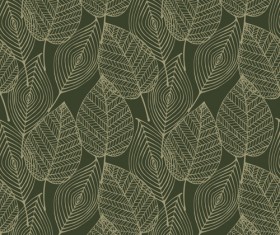 Leaves textures pattern seamless vector 04