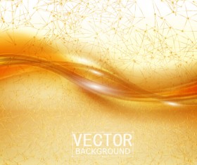 Lines with dot and abstract background vector 03