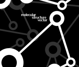 Molecule structure modern background 02