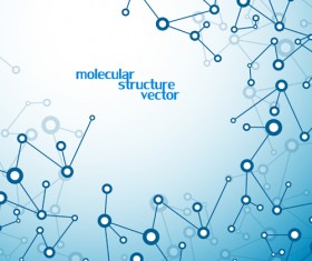 Molecule structure modern background 03