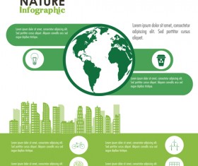 Nature Infographic vectors material 02
