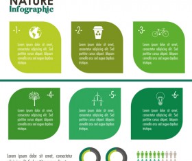 Nature Infographic vectors material 03