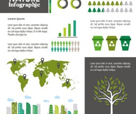 Nature Infographic vectors material 06