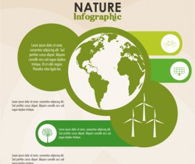 Nature Infographic vectors material 09