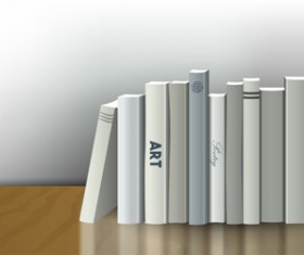 Neat book vector material 01