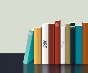 Neat book vector material 02