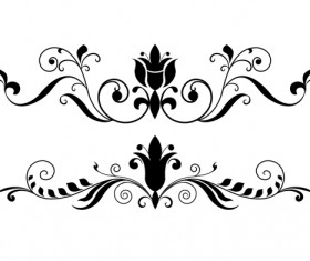 Ornament floral decor Photoshop Brushes