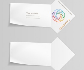 Paper arrow banner vectors 09