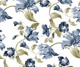 Rosana blue seamless pattern vector