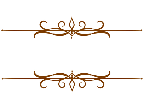 Simple border decor photoshop brushes