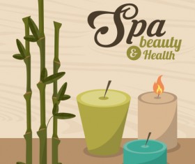 Spa beauty health vector background 02