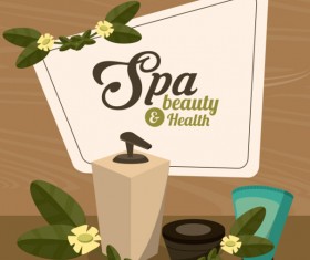 Spa beauty health vector background 03