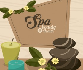 Spa beauty health vector background 07