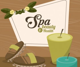 Spa beauty health vector background 08