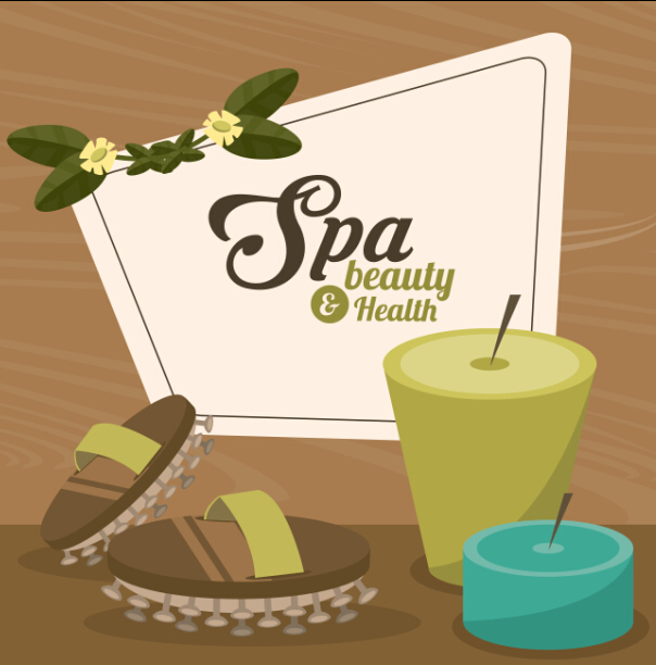 Spa beauty health vector background 08