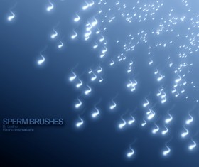 Sperm Photoshop Brushes set